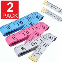 Body Measuring Tape Ruler Sewing Cloth Tailor Measure 60 inch 150 cm 2Pack - £6.91 GBP