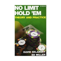 No Limit Hold &#39;em: Theory And Practice David Sklansky/ Ed Miller - £26.02 GBP