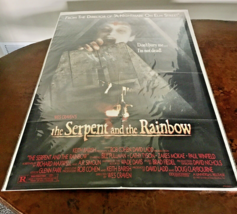 THE SERPENT AND THE RAINBOW Movie Poster Folded 1988 Voodoo Horror Fantasy - $18.51