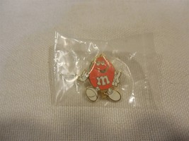 Vintage M&amp;M&#39;s Orange Hot Air Balloon Lapel Pin Tie Tac 1&quot; MIP - $6.95