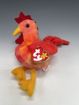 Ty Beanie Babies Strut the Rooster 1996 Vintage Retired Bird - £16.46 GBP