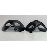 His &amp; Hers Couple&#39;s Masquerade Mask - Black And Glitter Adjustable - $11.83