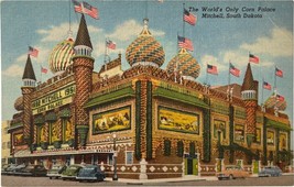 Corn Palace, Mitchell, South Dakota, vintage postcard - £10.38 GBP