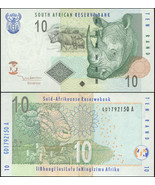 South Africa 10 Rand. ND (2005) UNC. Banknote Cat# P.128a - £2.68 GBP