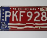 Michigan License Plate 1976 Bicentennial Spirit of 76 Patriotic American... - $24.74