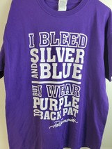 Pat Summit Vols T Shirt Men Large Purple Knit Round Neck Nevada  Graphic - £6.59 GBP