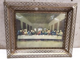 Framed Jesus Christ and the 12 Apolstles Last Supper Print 21” by 17” Frame - £70.27 GBP