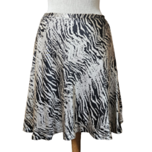 Vintage Tiger Striped A Line Mini Skirt Size 4  - £19.49 GBP