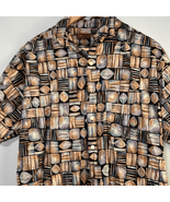 Tori Richard Men’s Tapa Leaf Print 100% Cotton Lawn Short Sleeve Shirt M... - $17.86 CAD