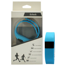 EK-H6 Health Sports Silicone Bracelet - Blue by Eclock for Unisex - 1 Pc... - $319.44 MXN