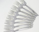 Oneida Roseanne Salad Forks 6 1/4&quot; Stainless Lot of 8 - £15.62 GBP
