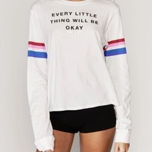 nwot $62 Spiritual Gangster Every little thing will be ok Long Sleeve Te... - £29.31 GBP