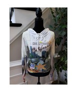 Women&#39;s Bookoontush M Hollywood California Graphic Hoodie Long Sleeve Top - $35.32 CAD