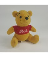 Disney Winnie The Pooh Stuffed Plush  Red Sweater 4” QHH6W - £6.01 GBP