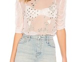 FREE PEOPLE Womens Blouse So In Love Pink Size XS OB677737 - $47.55