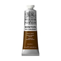 Winsor &amp; Newton Winton Oil Colour Tube, 37 ml - Burnt Umber  - $10.00