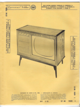 1958 RCA VICTOR 21DF8635 Tv TELEVISION SERVICE MANUAL Photofact 21DF8636... - $12.86