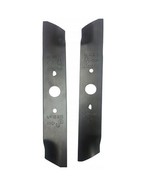 Set of 2 GreenWorks 29712 10&quot; Mower Blades G-Max Twin Force 25302 Kobalt... - £31.14 GBP