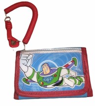 Buzz Lightyear Star Command Disney Store Wallet With Keychain RARE - $32.43