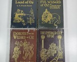 Easton Press Lot Of 4 The Wizard Of Oz By L. Frank Baum Leatherbound Sea... - $494.99