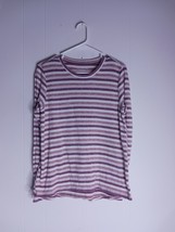 American Eagle Soft &amp; Sexy Plush Shirt size M Striped Long Sleeve Top Bu... - $174.82 MXN