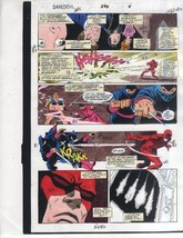 Original 1991 Daredevil 296 page 4 color guide Marvel comic book product... - $56.09