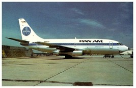 Pan American World Airways Boeing 737 222 Airplane Postcard - £7.87 GBP