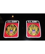 QUANTITY OF 2 U.S. MILITARY U.S. ARMY RED AND BLACK WITH GOLDEN EAGLE PA... - €13,15 EUR