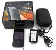 Kodak PLAYTOUCH 16GB High Definition Camcorder Black Case Tested Working... - £15.60 GBP