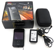 Kodak PLAYTOUCH 16GB High Definition Camcorder Black Case Tested Working W Box - £15.53 GBP