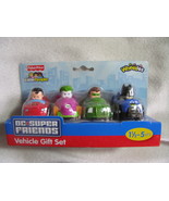 Fisher Price Little People Wheelies DC Super Friends Vehicle Set Unopene... - $937.35 MXN