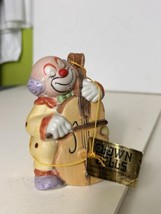 Vintage Jasco Musical Clowns Bell Genuine Bisque Porcelain Double Bass - £22.94 GBP