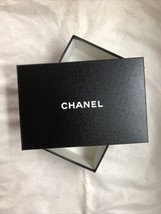 Chanel shoe box for espadrilles empty black - $18.80