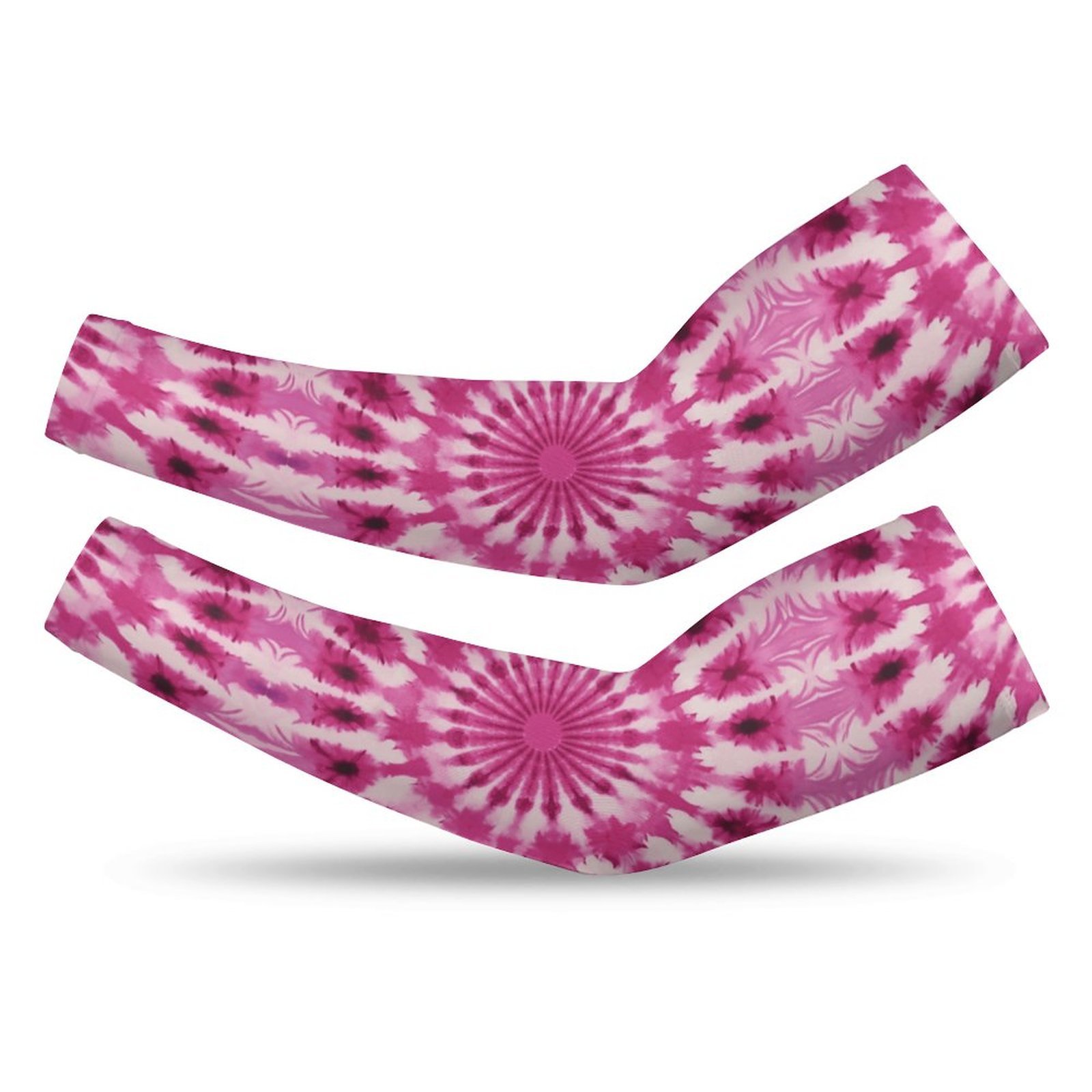 Mondxflaur Tie Dye Cooling Arm Sleeves Cover UV Sun Protection for Men Women