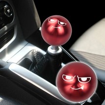 UNIVERSAL JDM Red Evil Smile Face Metal Ball Manual Gear Shift Knob Shifter - £12.62 GBP