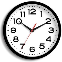 Roymnie Wall Clock Silent Non-Ticking Modern Clock Battery Operated 8 In... - $18.59