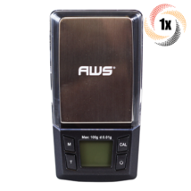 1x Scale AWS AERO-100 Black Digital LCD Pocket Scale | Auto Shutoff | 100G - $23.33