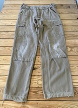 Duluth Trading Co Men’s Double Padded Knees Cargo Pants Size 36x34 Beige Q8 - $45.44