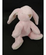 small plush pink cream bunny rabbit tan brown eyes stitched feet ears - $398.95 MXN