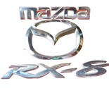 Mazda RX-8 Trunk lettering Emblems 2004-2008 Logo Badge Set OEM used - £25.32 GBP