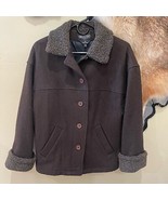 Braeton Wool Jacket Sherpa Collar and Cuffs Small - $54.89