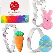 Easter Fun Cookie Cutters 3 Pc. Set Made in the USA Ann Clark Easter Bunny Egg a - £24.07 GBP