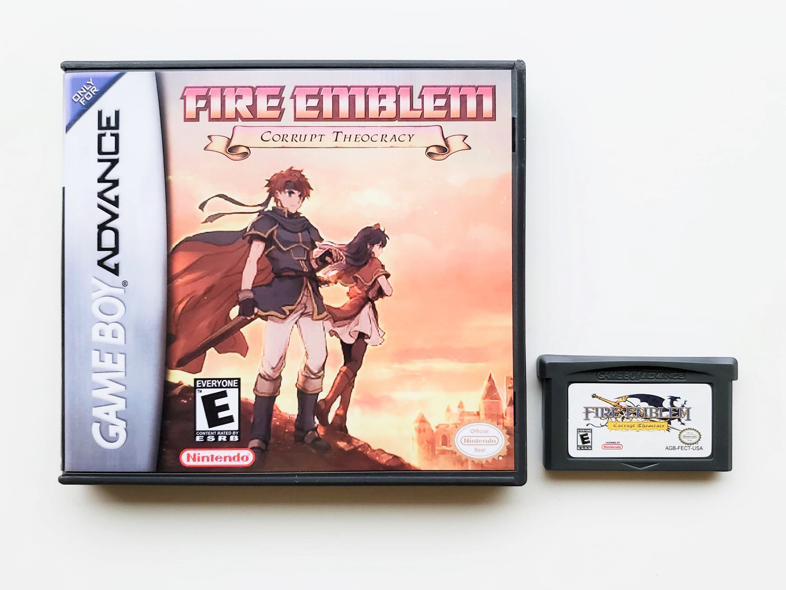 Fire Emblem Corrupt Theocracy Game / Case GBA Game Boy Advance (USA Seller)