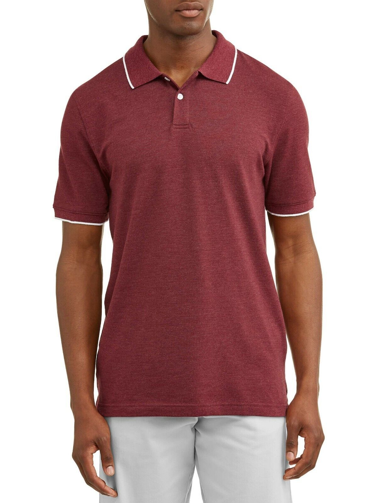 George Men&#39;s Short Sleeve Pique Stretch Polo XS (30-32) Heritage Russet ... - $14.50