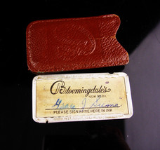 Early Bloomingdales Charge Plate - vintage metal credit card - Miss Grace Suma - - £59.26 GBP