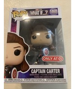 Funko Pop Marvel What If – Captain Carter #1468 – Target Exclusive – Shi... - $272.35 MXN