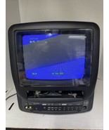 Phillips 9 Inch CRT TV &amp; VCR/VHS Combo CCC090AT01 Vtg. Gaming - Tested n... - £98.00 GBP