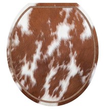 Tattoos Bathroom Lid Cover Vinyl Cover Cowhide  Removable Reusable Ships... - £18.58 GBP