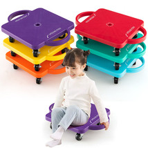 6-Pack PP Floor Scooter Board Children Balance Board Sitting Scooter Board - $121.99