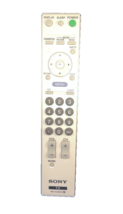 Sony Tv Remote Model RM-YD025W Used Color White - $24.99